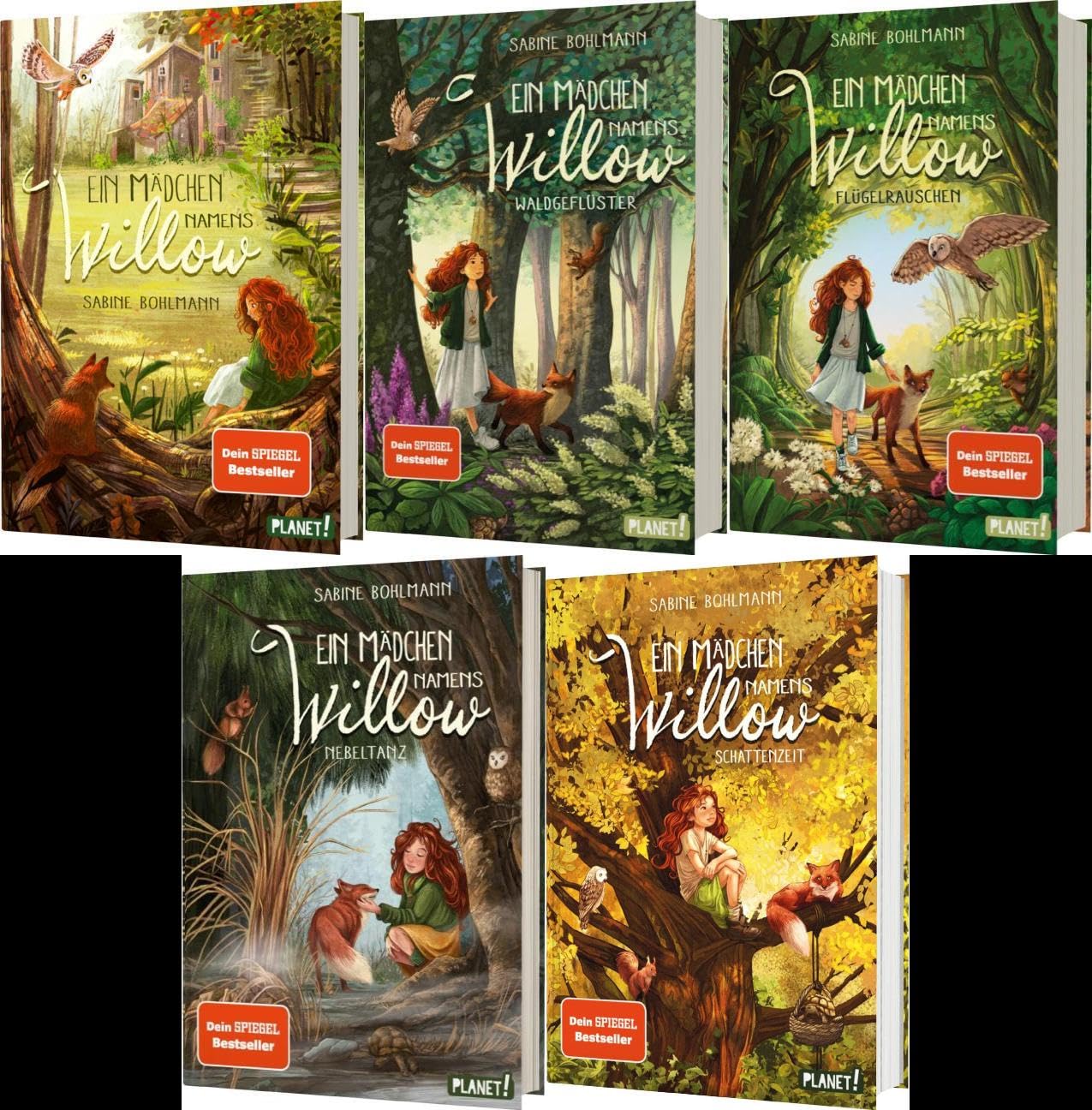 Ein Mädchen namens Willow Band 1-5 plus 1 exklusives Postkartenset