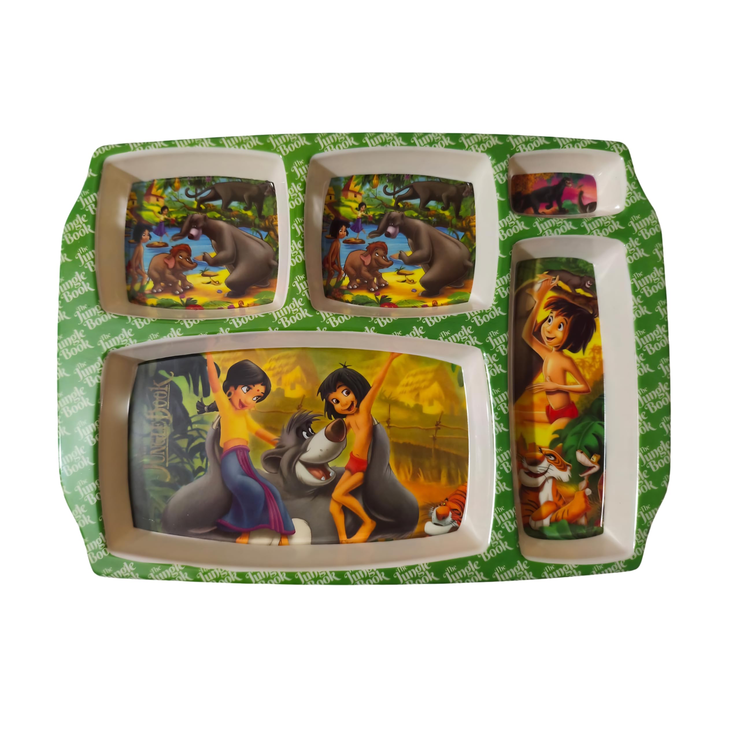 Plates for Kids | Melamine Dinner Plate for Kids with Partition | Kids Plates for Food | Baby Utensils-image-32