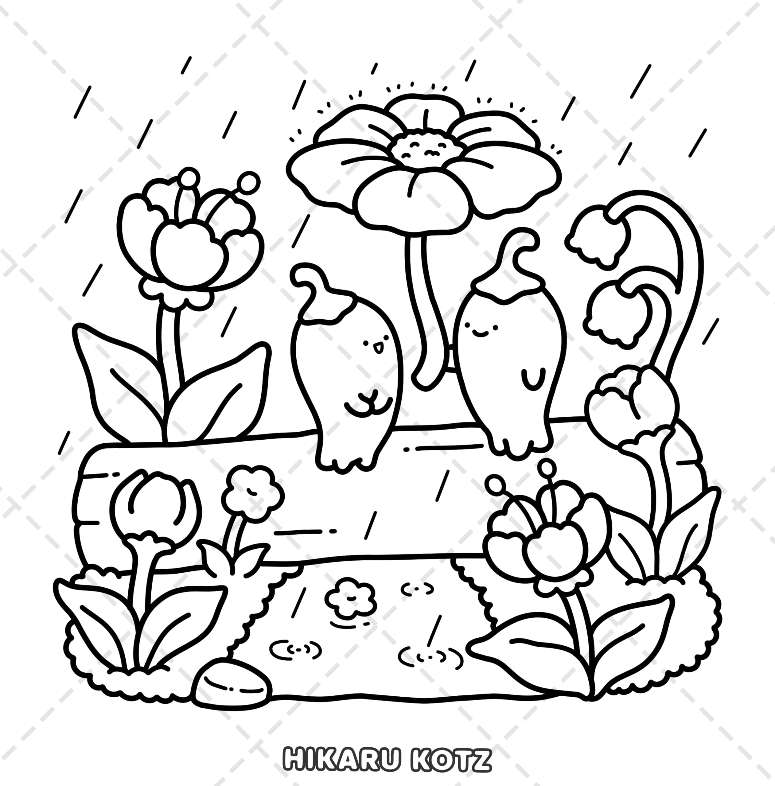 Veggie Life: Fruits and Vegetables Coloring Book for Adults and Teens - Image 9