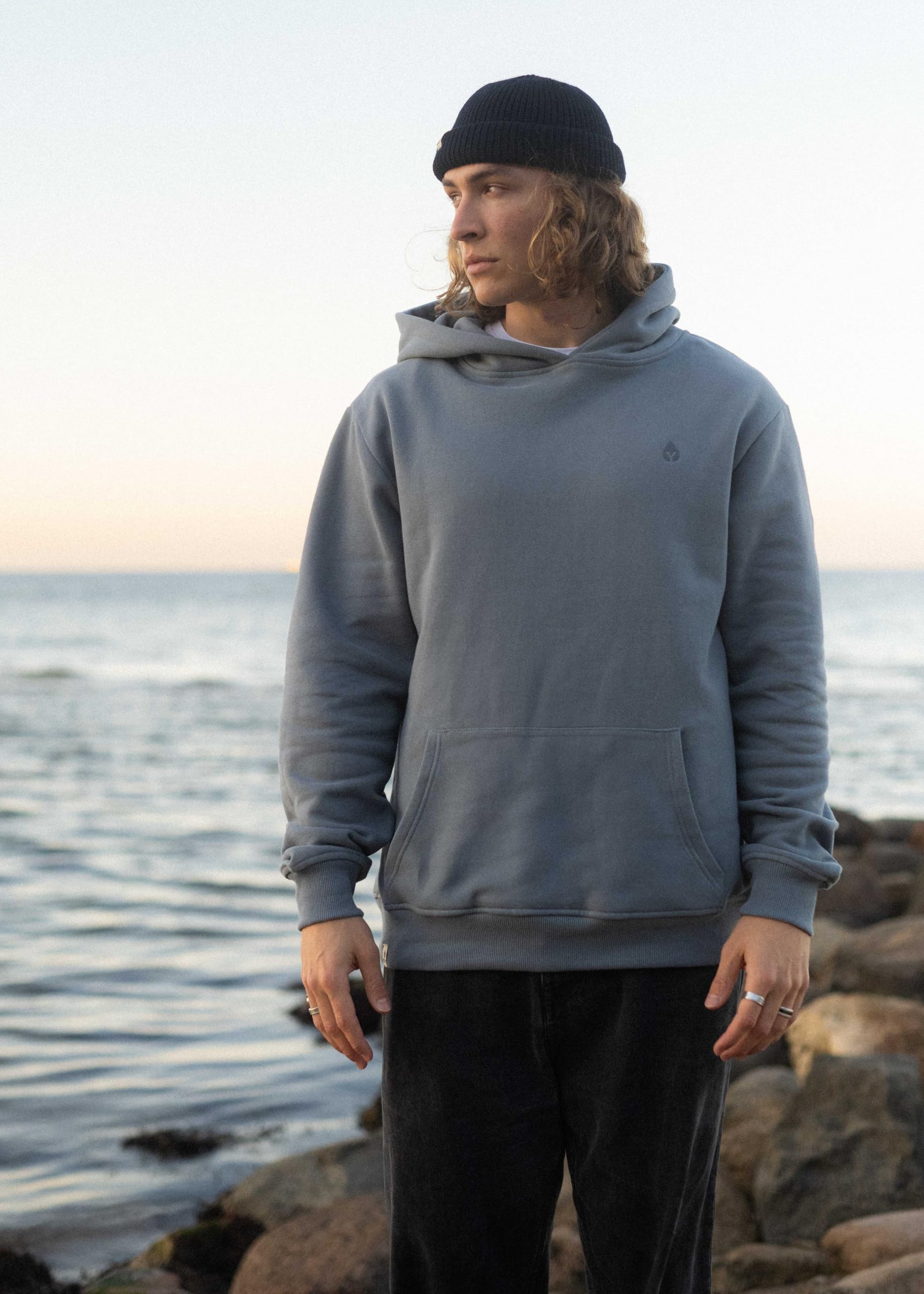 NOORLYS MIKA Hoodie Herren & Damen Pullover aus 100% Baumwolle - Kapuzen-Pullover Herren Hoodie Damen Sweatshirt Pulli Hoody Hoodies Kapuzenpullover