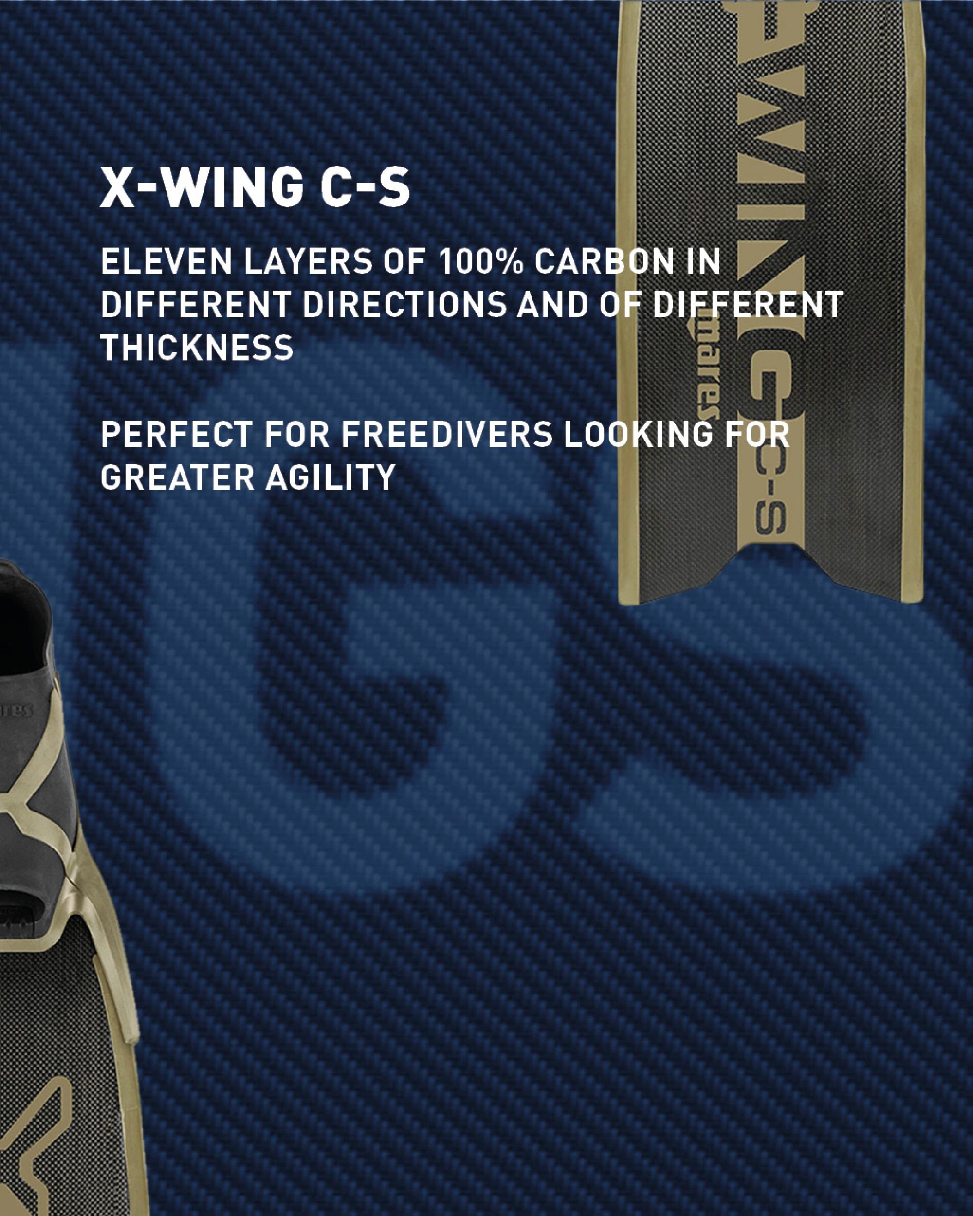 Mares Fins X-Wing C-S Green Foot Pocket 420422MED036
