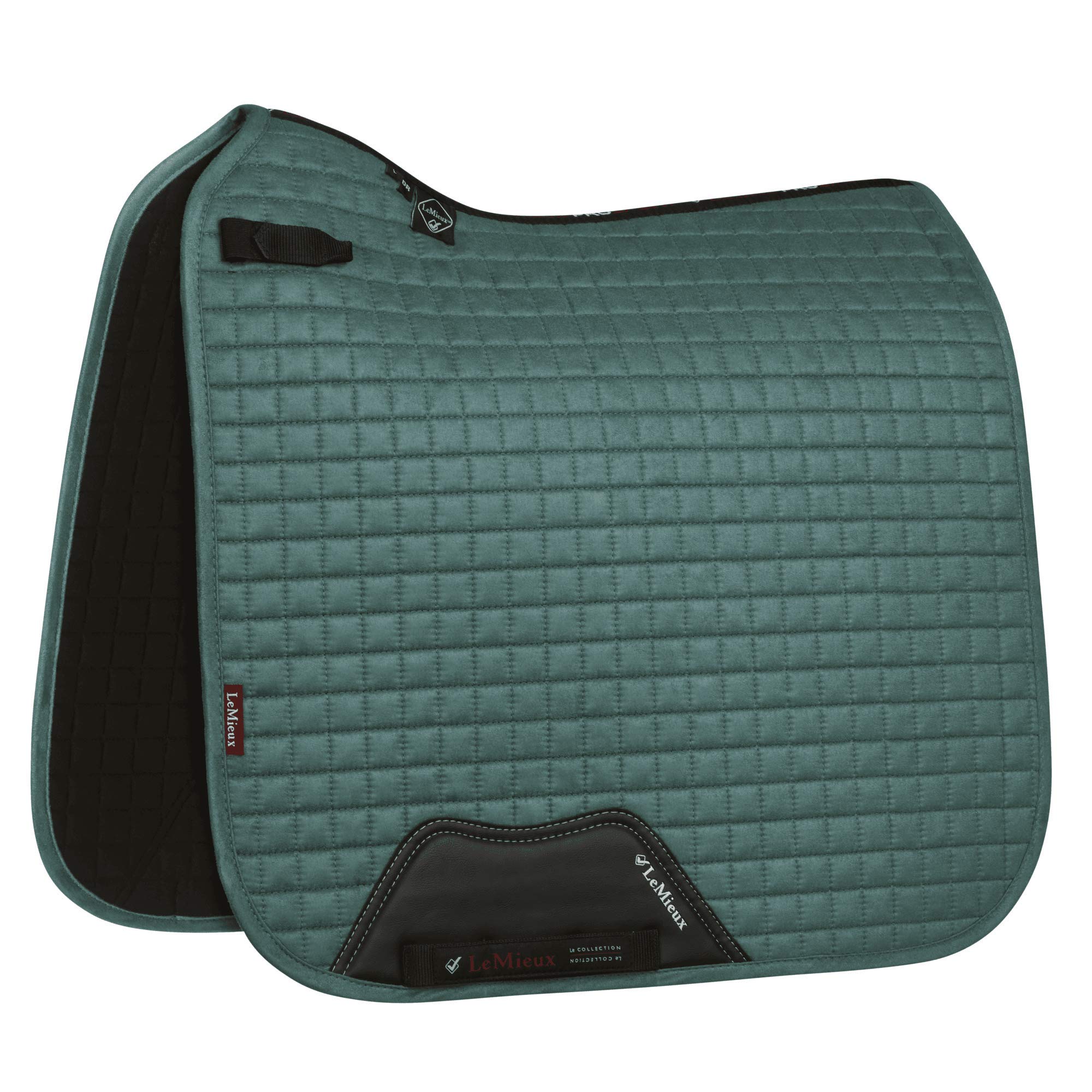 LeMieux Dressage Suede Square Saddle Pad - Saddle Pads for Horses - Equestrian Riding Equipment and Accessories (Sage - Large) — image 1