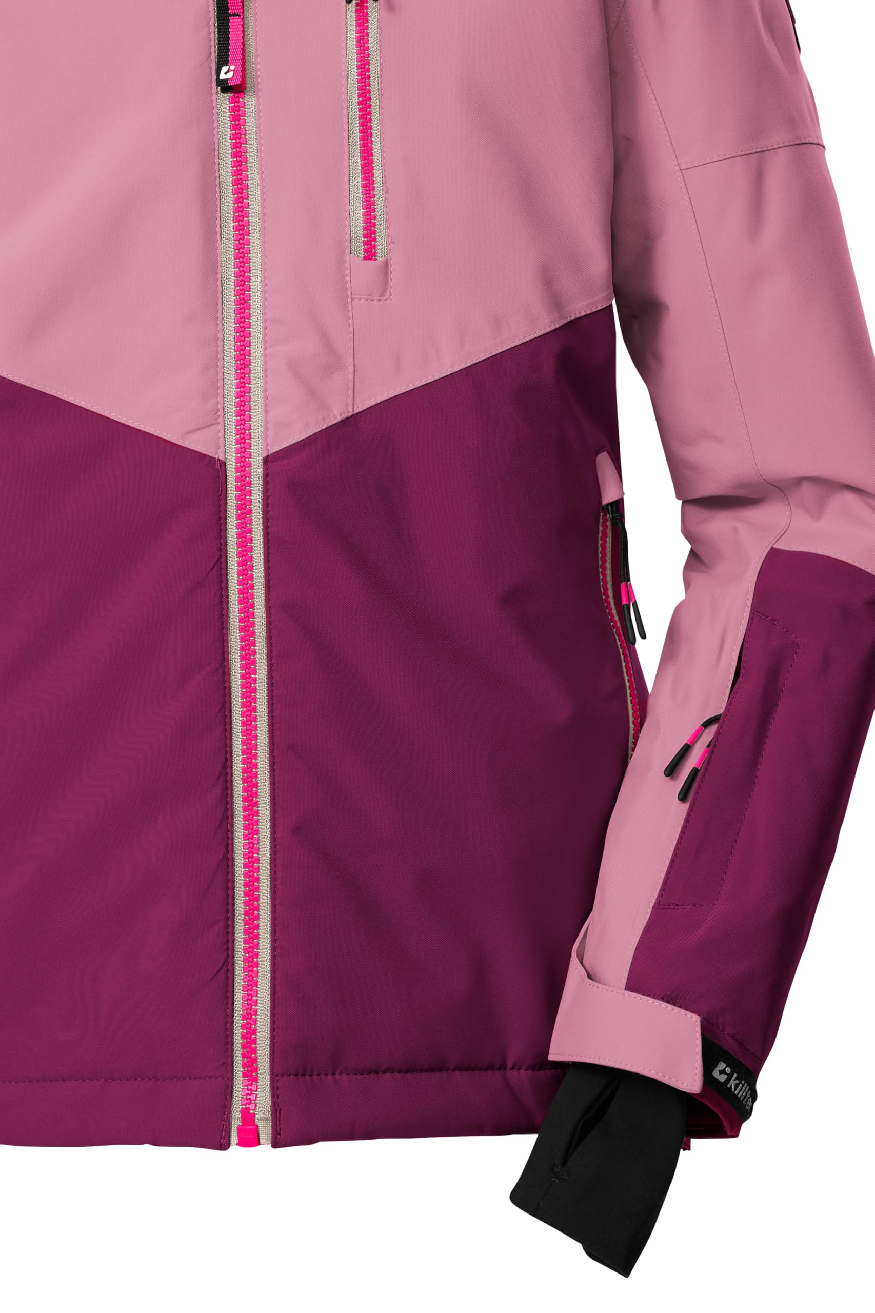 Killtec Ksw 207 Grls Ski Jckt Giacca da sci/giacca funzionale con cappuccio e paraneve Bambine e ragazze