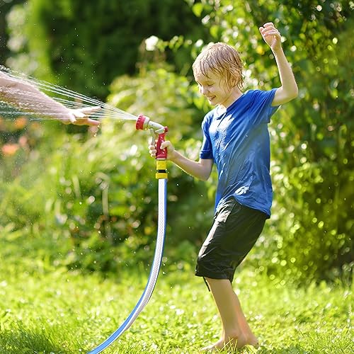 Miniatura 5 de Solution4Patio Garden Manguera corta de 34 pulgadas x 5 pies, ambos extremos hembra, accesorios de latón macizo, manguera de conexión para carrete