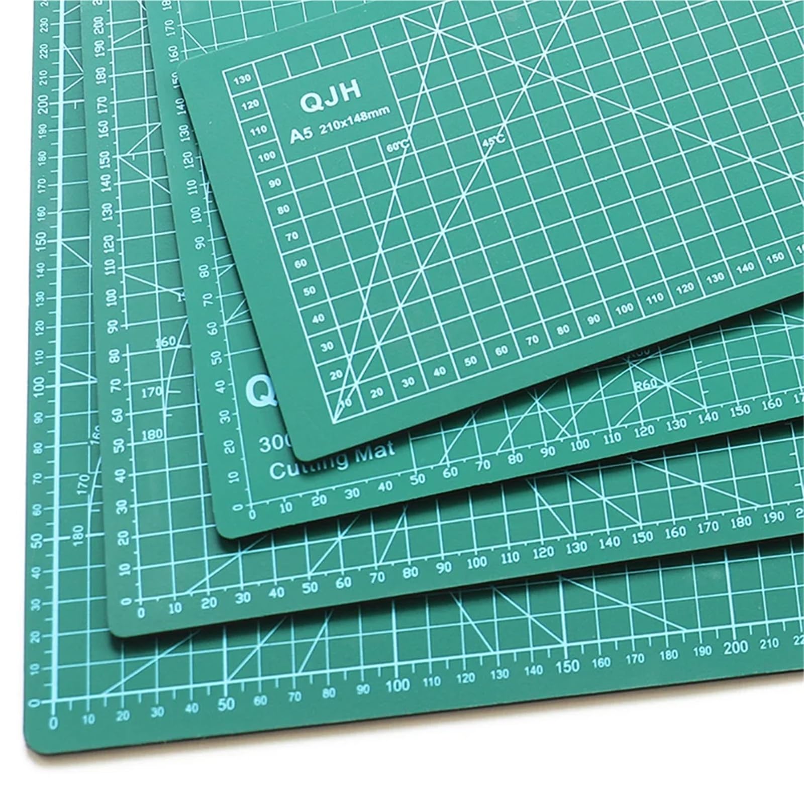 Schneidematte Kunst-Schnitzbrett, Handschneidematte, Kartonschneider, doppelseitig, Gravur-Pad for DIY-Bastelwerkzeug, pädagogisches kulturelles Angebot Büro(Blue-A4)
