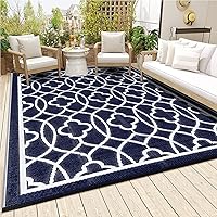 Vista 9 de Pendolr Alfombra de exterior de 5' x 8' pies, impermeable, para patio, alfombra de paja de plástico para exteriores, alfombra para camping