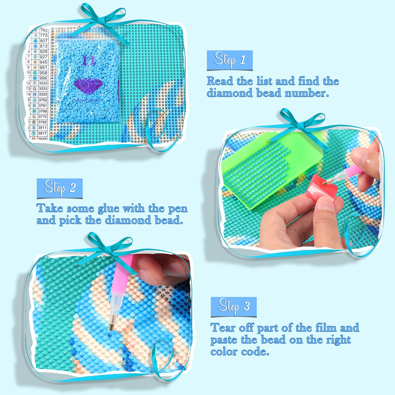 PUAGEMTI Bubbles and Pomeranian Funny Diamond Painting Kit per adulti fai da te Full Drill Diamond Art Pomerania 5D Diamond Dots Kit pittura artigianato per la decorazione della casa 30,5 x 40,6 cm