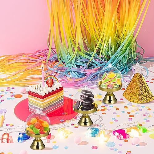 Miniatura 3 de 24 piezas de 4 pulgadas de alto x 2.75 pulgadas de ancho con cubierta de cúpula, color dorado