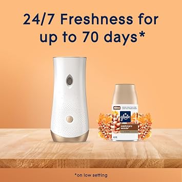 Glade Automatic Spray Refill, Air Freshener for Home and Bathroom, Cashmere Woods, 6.2 Oz