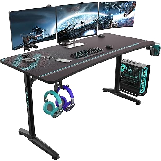 EUREKA ERGONOMIC Gaming Desk 60 Inch