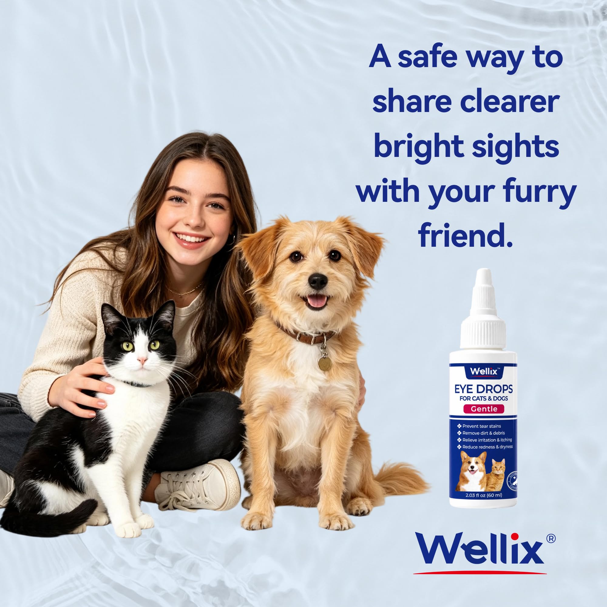 Wellix Pet Eye Drops for Dog & Cat, Non-Irritating Taurine Dog Eye Drop — Amazon image 9