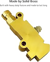 Vista 5 de Válvula de Combinación-Dosificación de Latón PV4, Sistema de Frenos de Disco-Disco PV71 172-1361 Compatible con Ford Chevy Mopar, Válvula