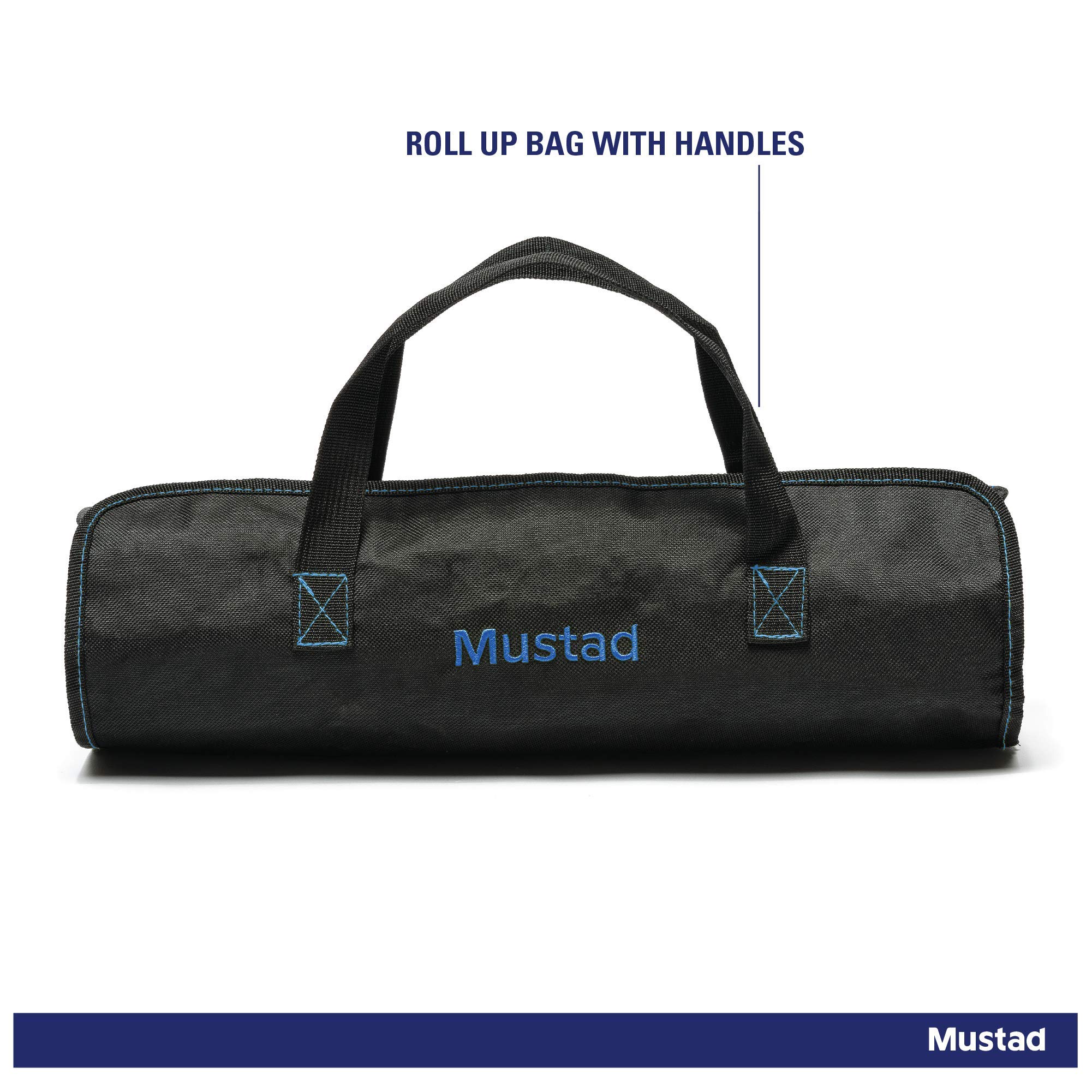 Mustad Kit de couteaux 3 pièces + aiguiseur