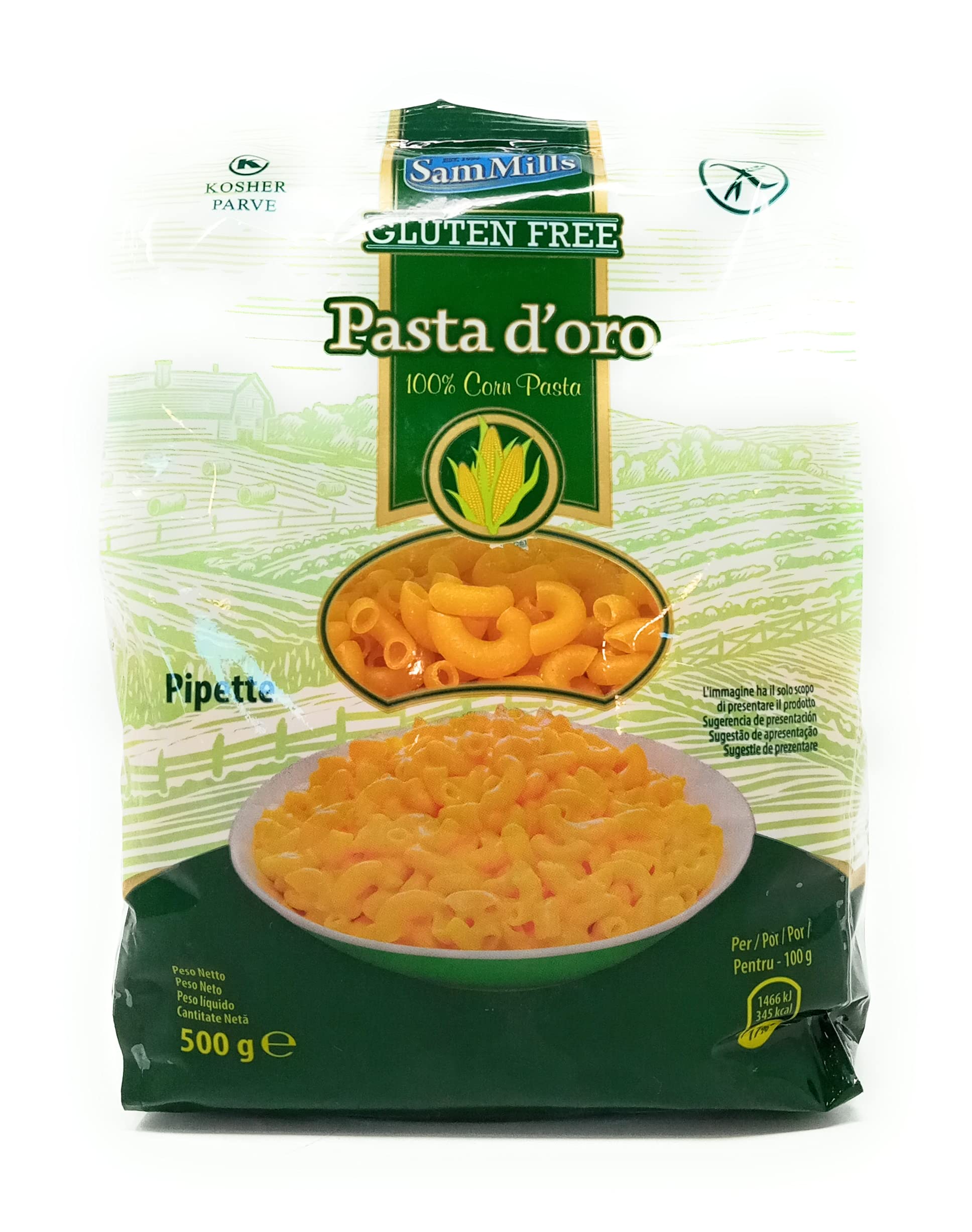 Sam Mills Pipette Pasta Sin Gluten 500g