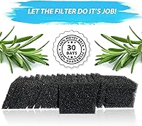 Vista 6 de 24-Pack Pump Filter Sponge Compatible with AG Garden Harvest, Bounty, Farm, Extra, Ultra All Models, Replacement Pump Filter Accessories