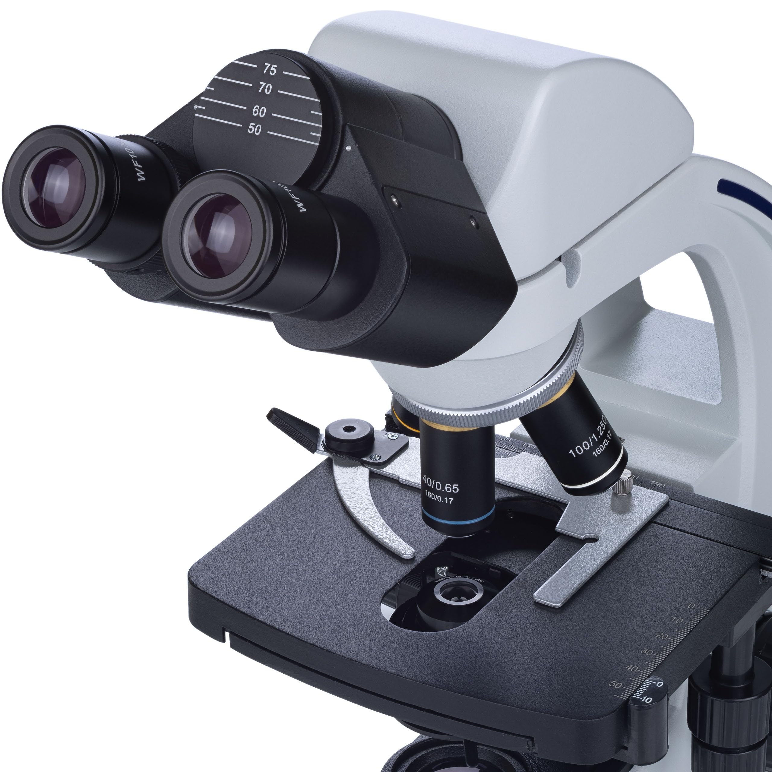 Rosfix Ceres Pro MBCP Microscopio biológico – Óptica planar WF10x, objetivos 4x–100x, LED 3W, cabeza binocular 30° | Investigación, Laboratorio, Educación | Microscopio profesional