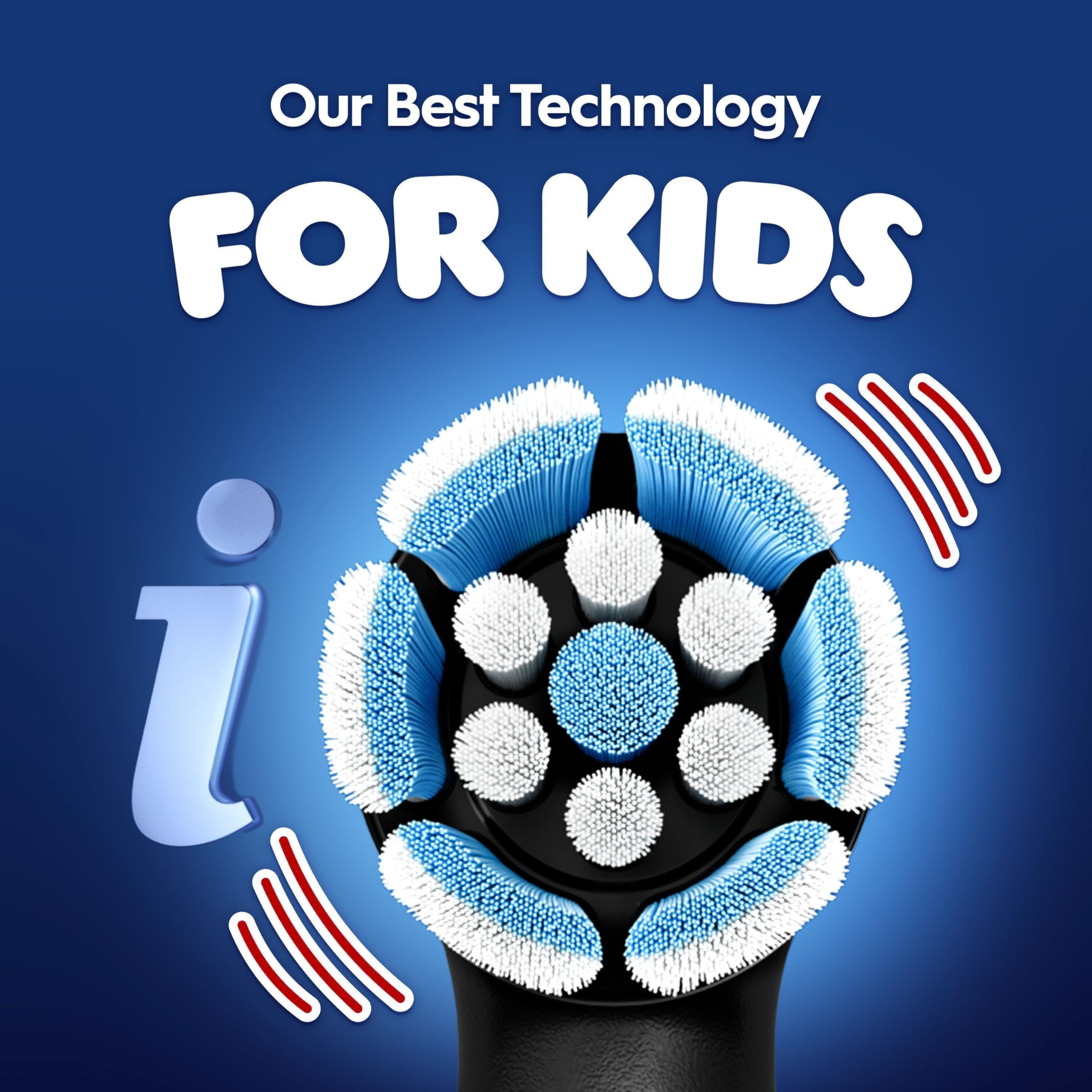 Oral-B iO Kids Marvel Spiderman Bambino Spazzolino rotante Blu