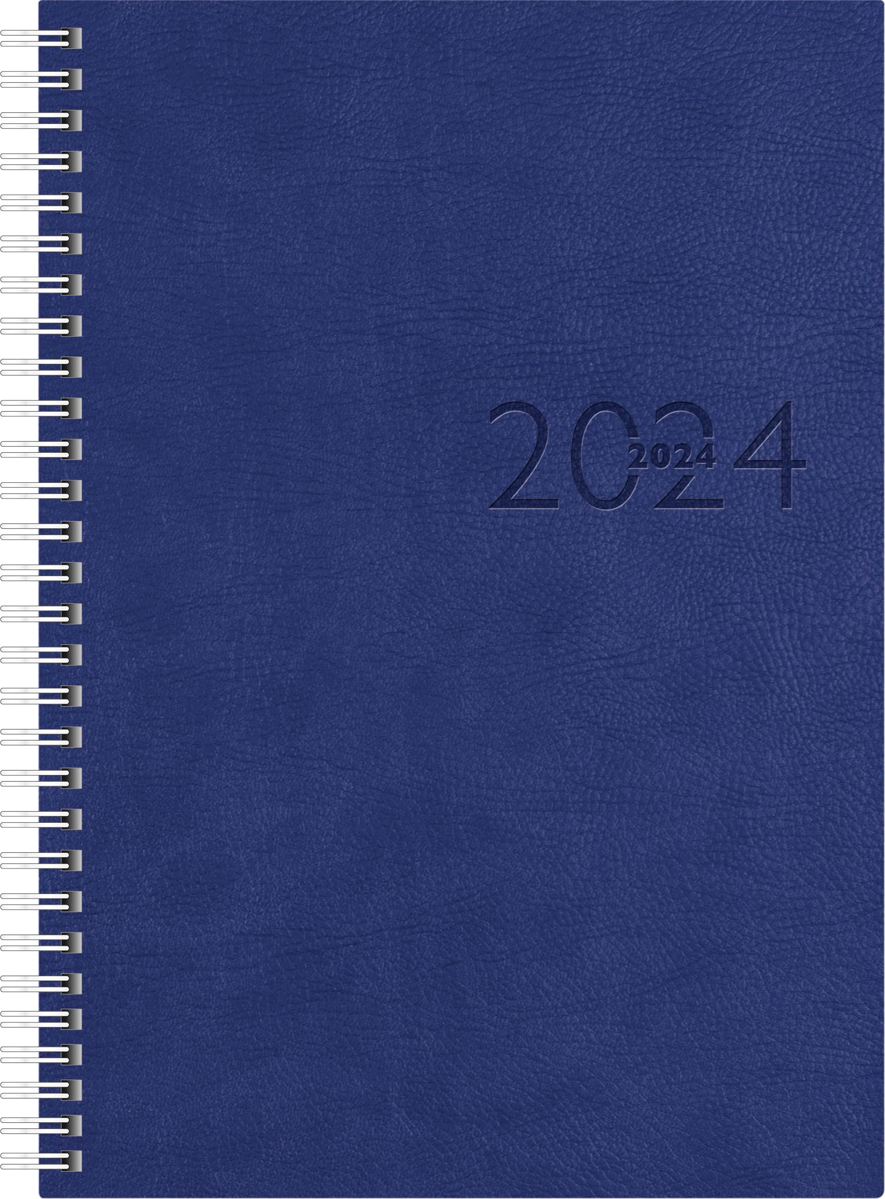 rido/idé Weekly calendar model studioplan int. 2024 2 pages = 1 week sheet size 16.8 x 24 cm blue