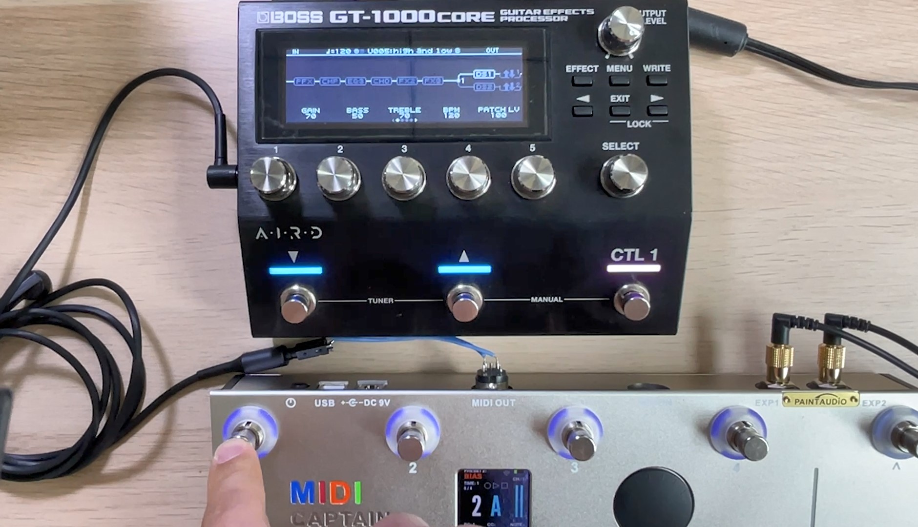 ギター GT1000-core Amazon.com: Boss GT-1000CORE Guitar Effects Processor Bundle