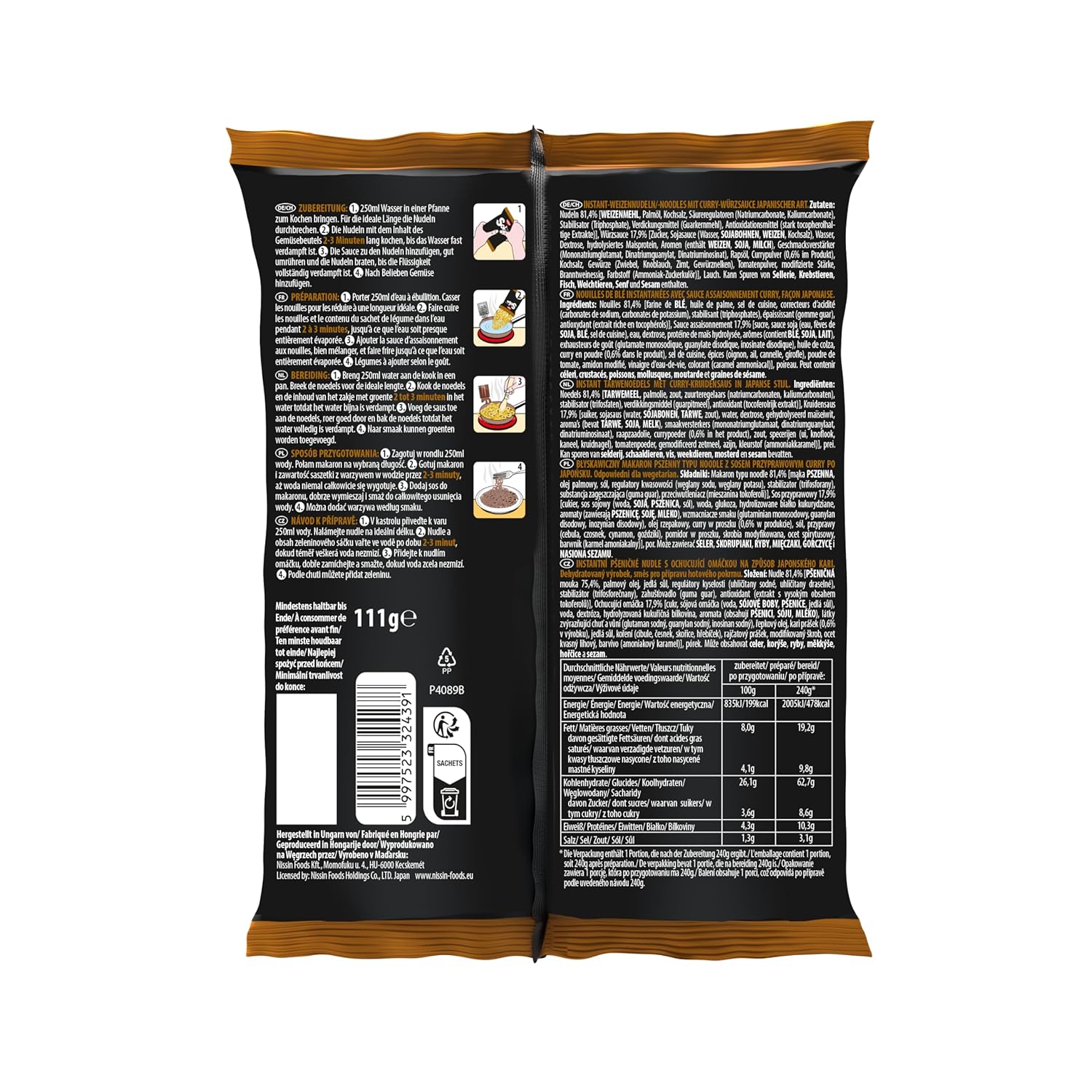 NISSIN Soba Bag: Vegetarischer Genuss mit japanischem Curry im Handumdrehen!