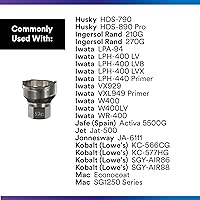 Vista 5 de 3M 26003 PPS 2.0 Spray Gun Adapter 16 mm Female, 1.5 mm Thread, 1 Pack