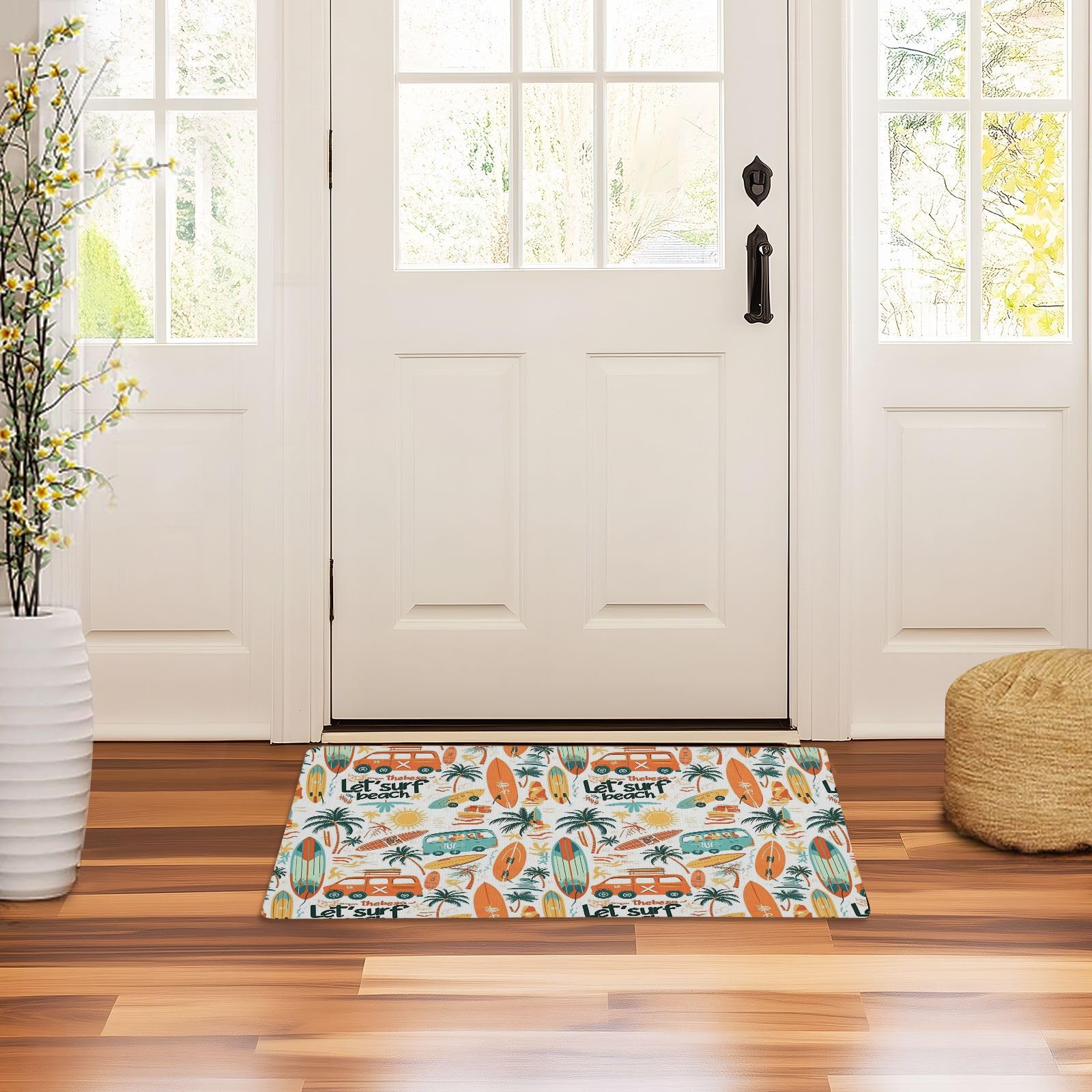 Paillasson entrée et cuisine GuoChe grand tapis 81,3 x 50,8 cm style surf pour la maison