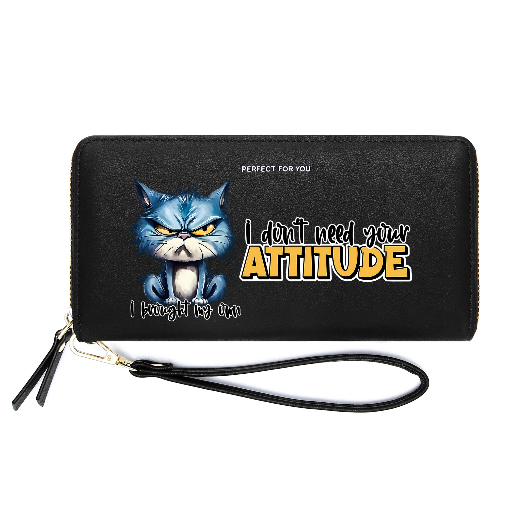 InsWork Animal Print Customized Women's Wallet,Father's Gift,Mother's Gift from Son Daughter,Birthday Gift,Holiday Gift for Family&Friend 1306q