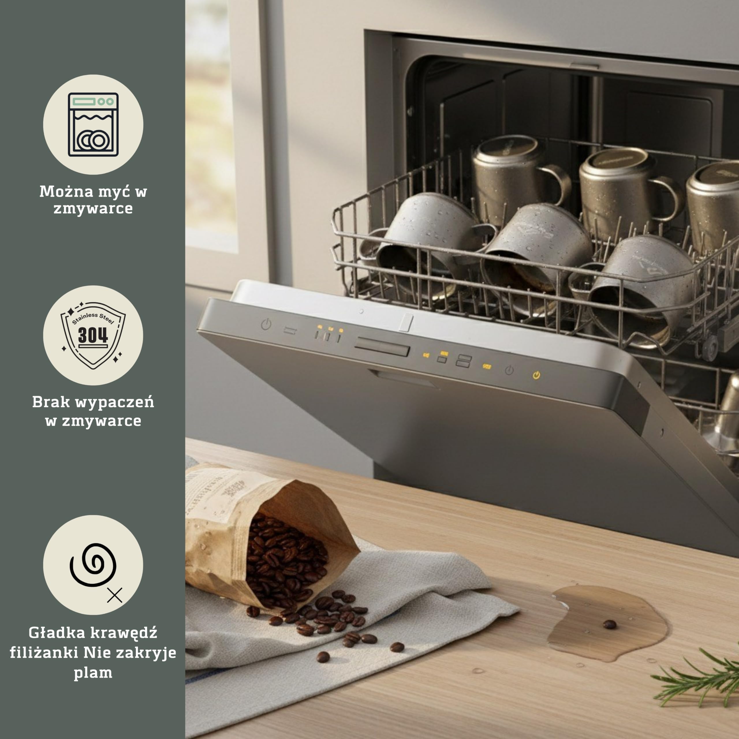 Filiżanki do espresso z podwójnymi ściankami, zestaw 2 sztuk, na kemping, izolacja z wysokiej jakości stali nierdzewnej, styl retro, prezent dla kamperów, kobiet i mężczyzn, najlepsza