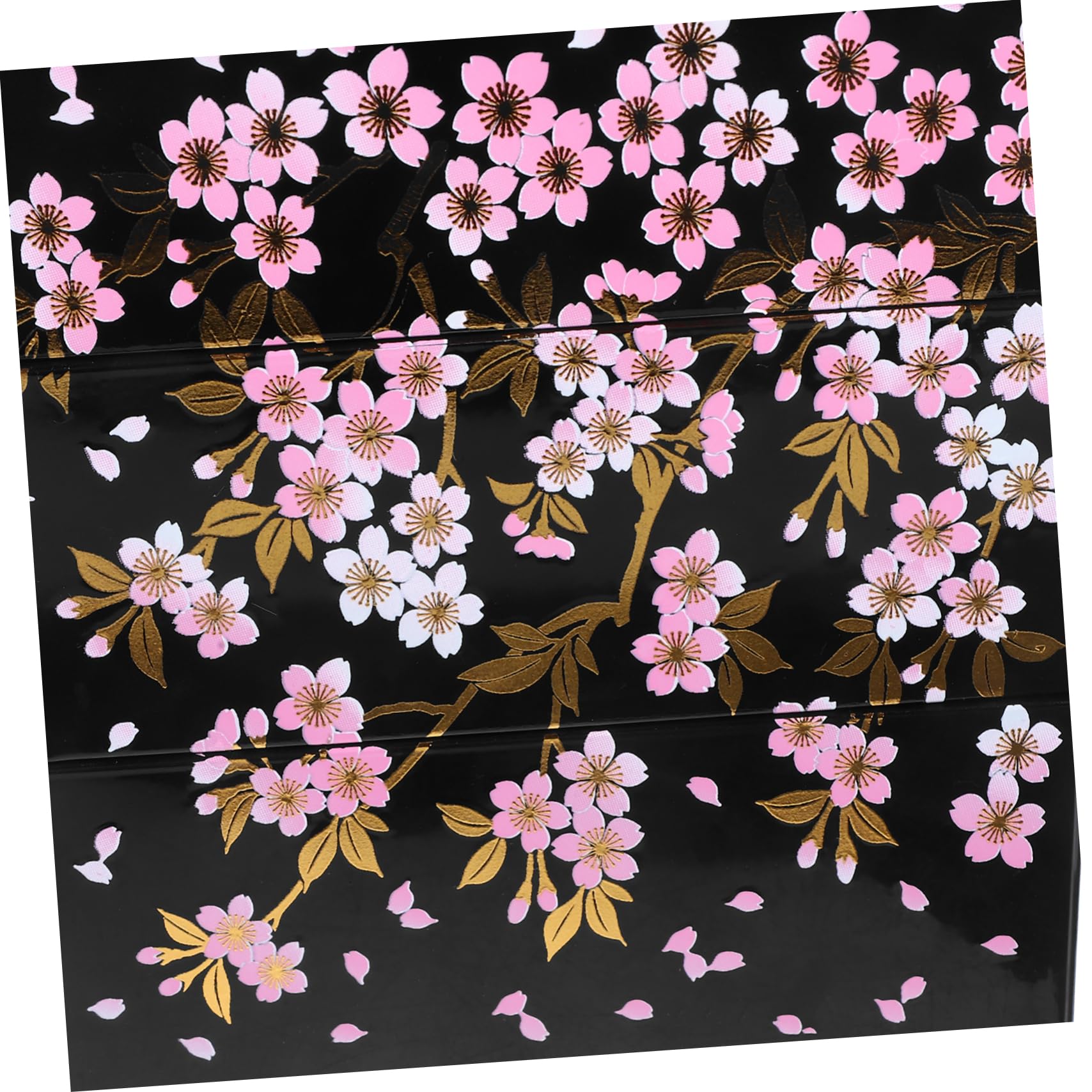 Alipis Boîte Bento Japonaise à Trois Niveaux Fleurs de Cerisier
