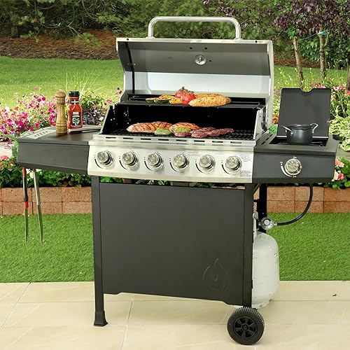 Vista 7 de Regulador y manguera de parrilla de gas propano de 2 pies, repuesto para Weber, Charbroil, parrilla Nexgrill, calentador de patio de propano