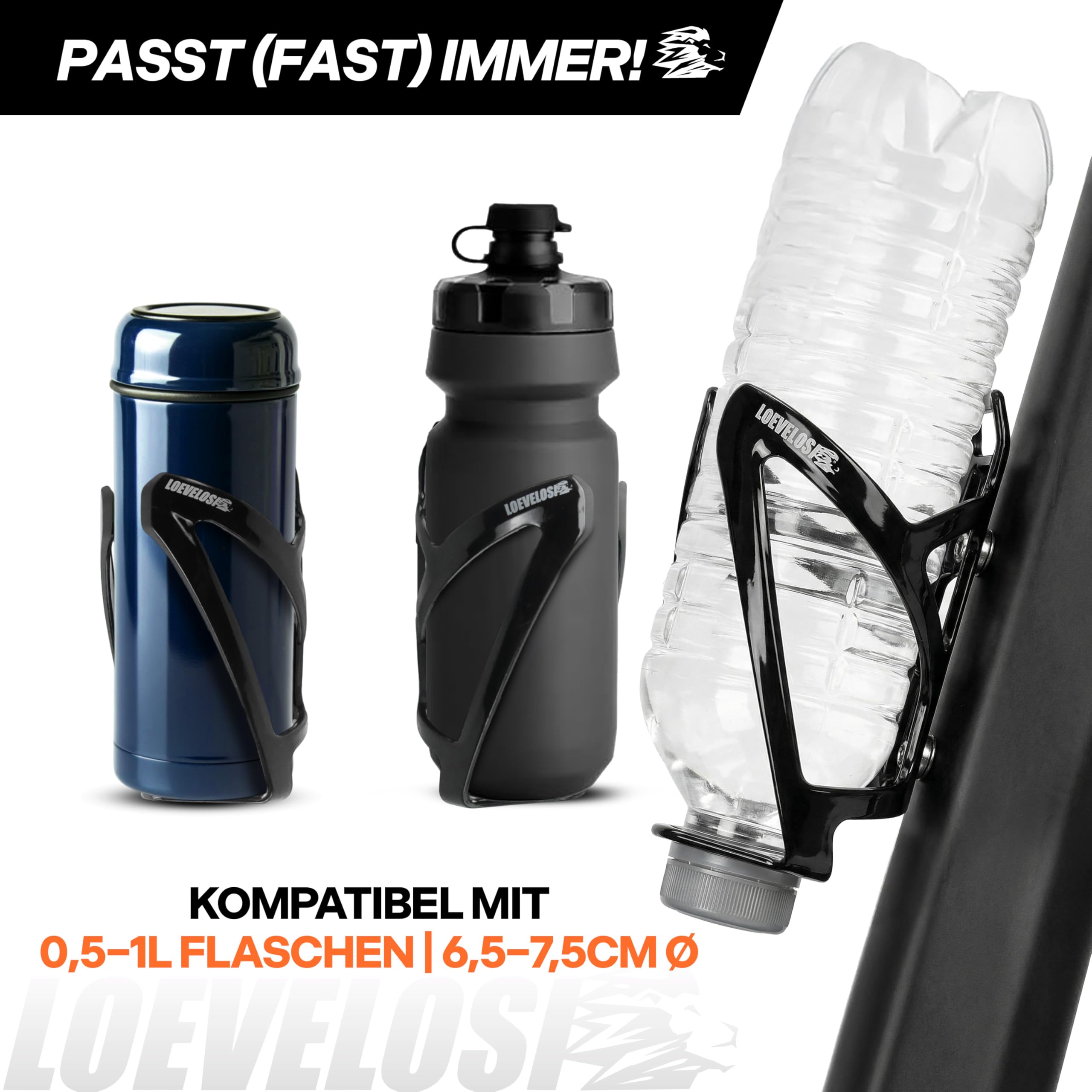 Portabottiglie Magnetico Per Biciclette - 450ml - Kids En Bike Base Bici Da Corsa Portaborraccia