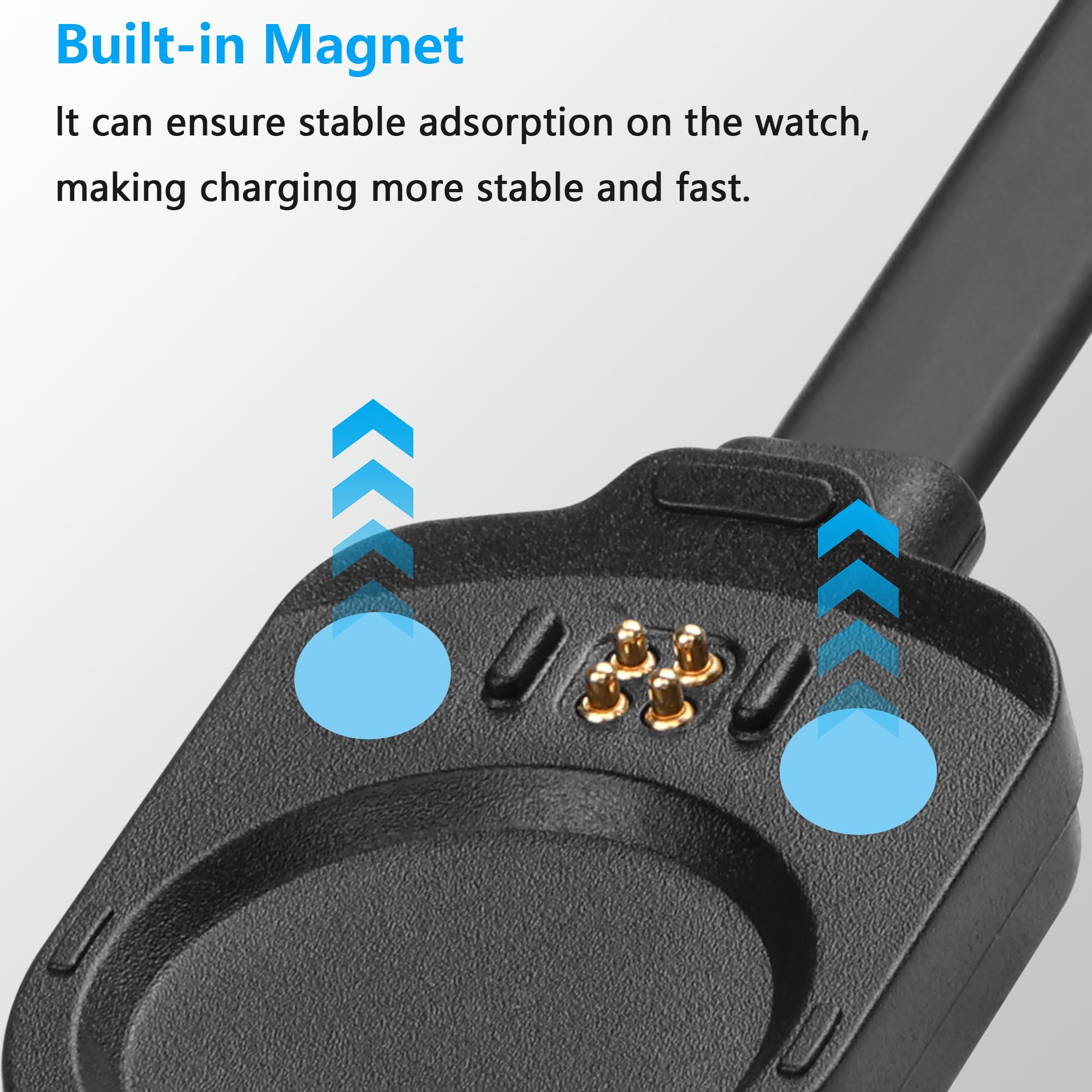 CERRXIAN Type-C Magnetic Watch Charging Cable - 3.3FT/1M