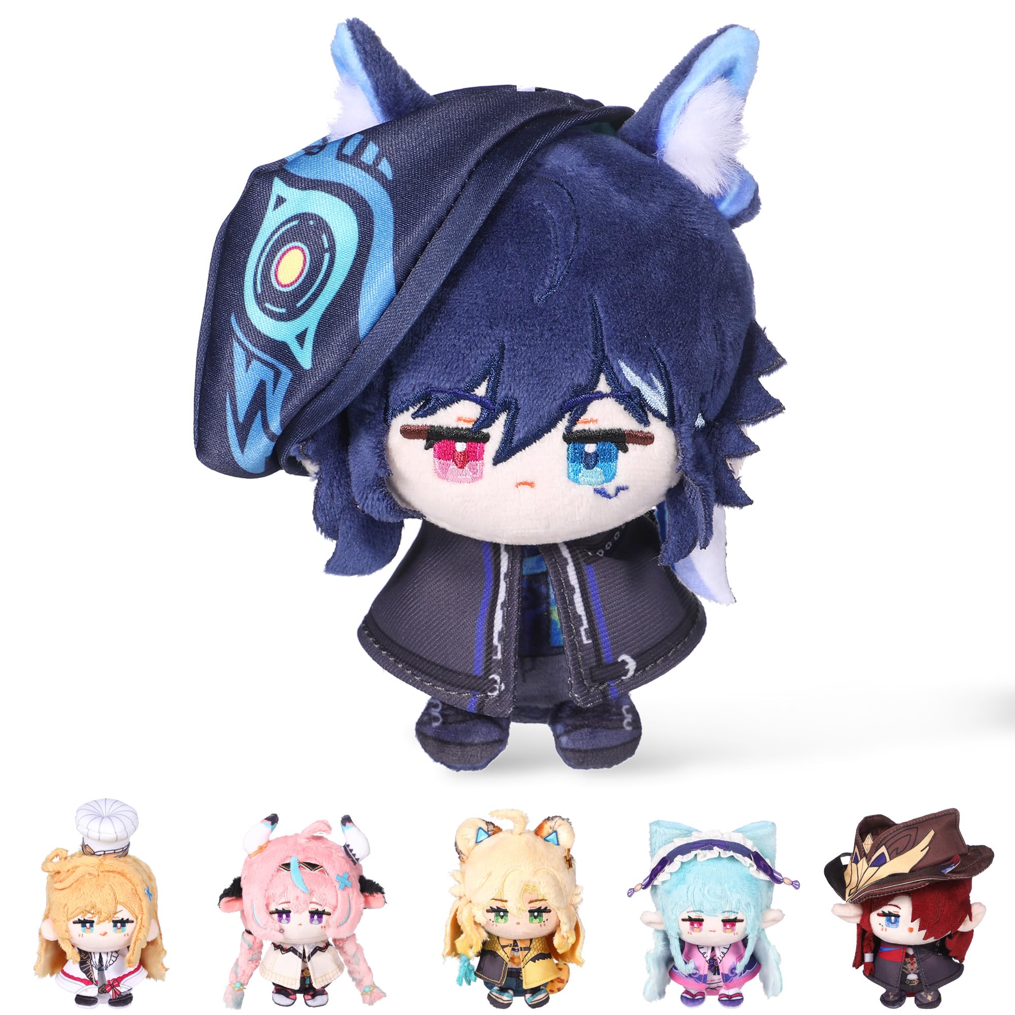 UTIEHD Anime Spielcharakter Rucksackanhänger, Niedlicher 10cm Sammler Schlüsselanhänger, Kompakt für Rucksäcke und Schlüssel für Fans