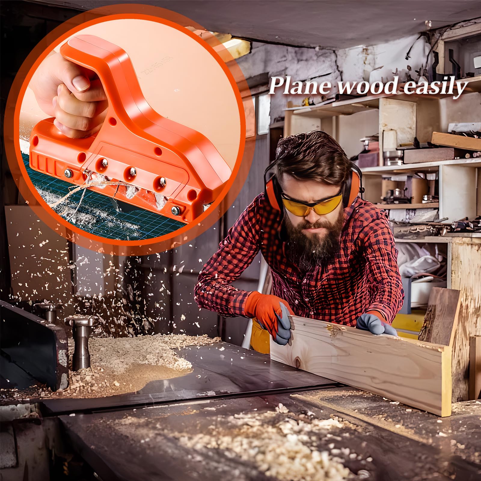 Cepillo manual para placas de yeso, cortador rápido, para placas de yeso con 45° y 60°, herramienta de corte, cortadora de placas de yeso, para cortar placas de yeso, tablón