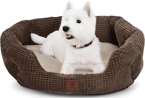 Miniatura 1 de AMERICAN KENNEL CLUB Cama para perro de 26 pulgadas, textura de palomitas de maíz, lavable, antideslizante, para perros medianos y grandes