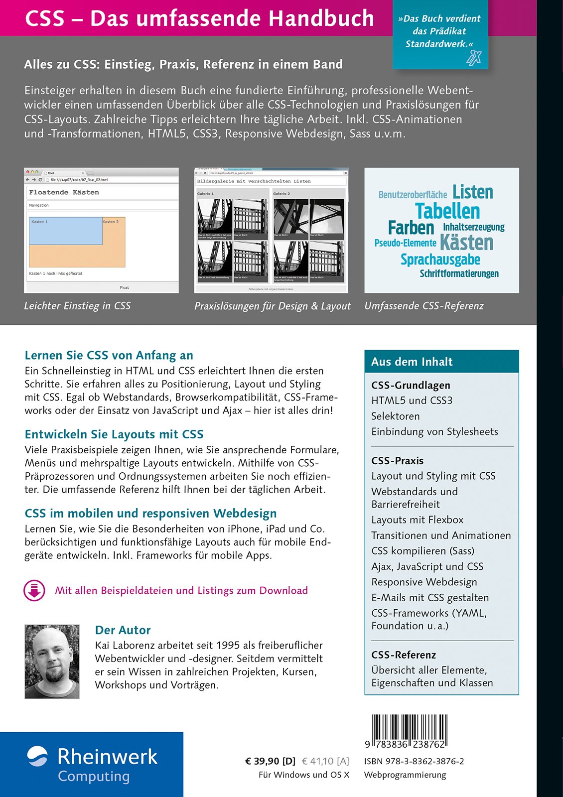 CSS: Das umfassende Handbuch. Inkl. Responsive Webdesign, Animationen, Sass