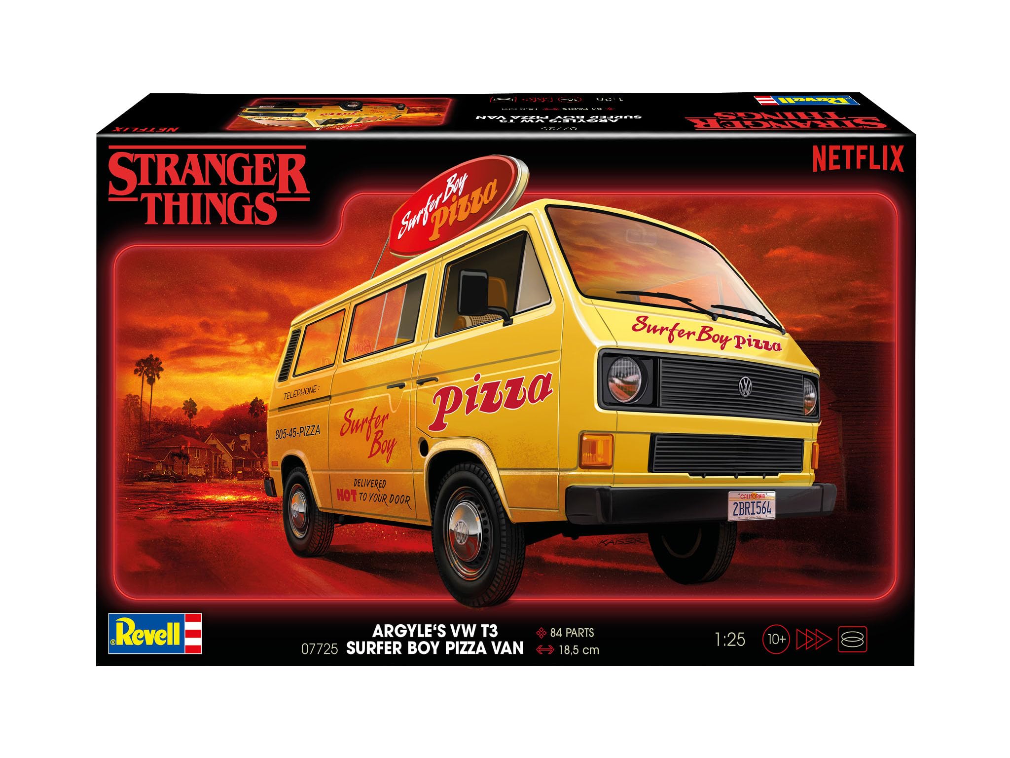 Revell Stranger Things VW T3 Bus Surfer Boy