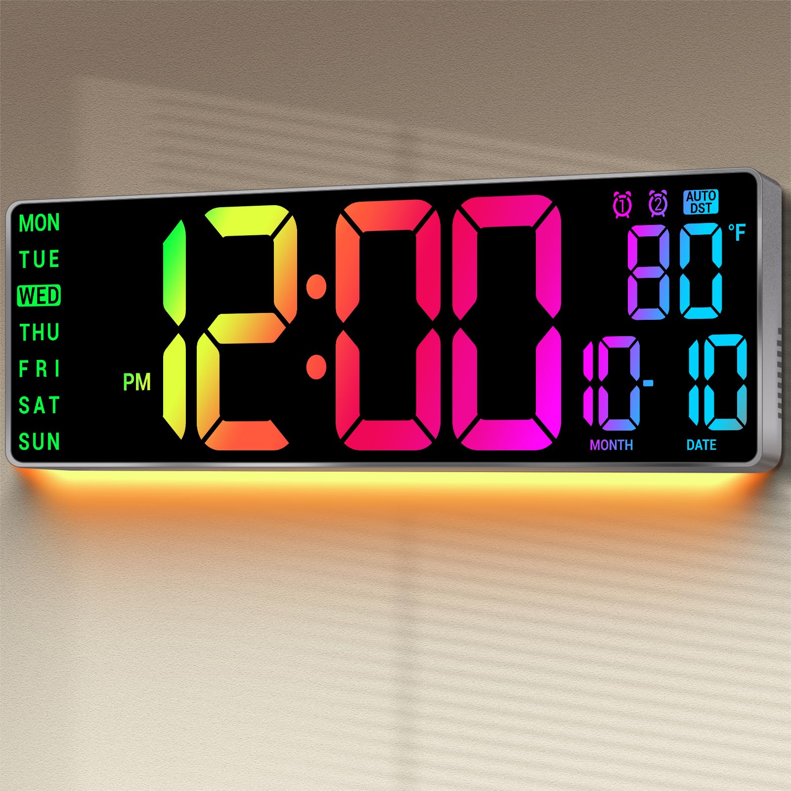 ANSOPER 16.5 Large Digital Wall Clock