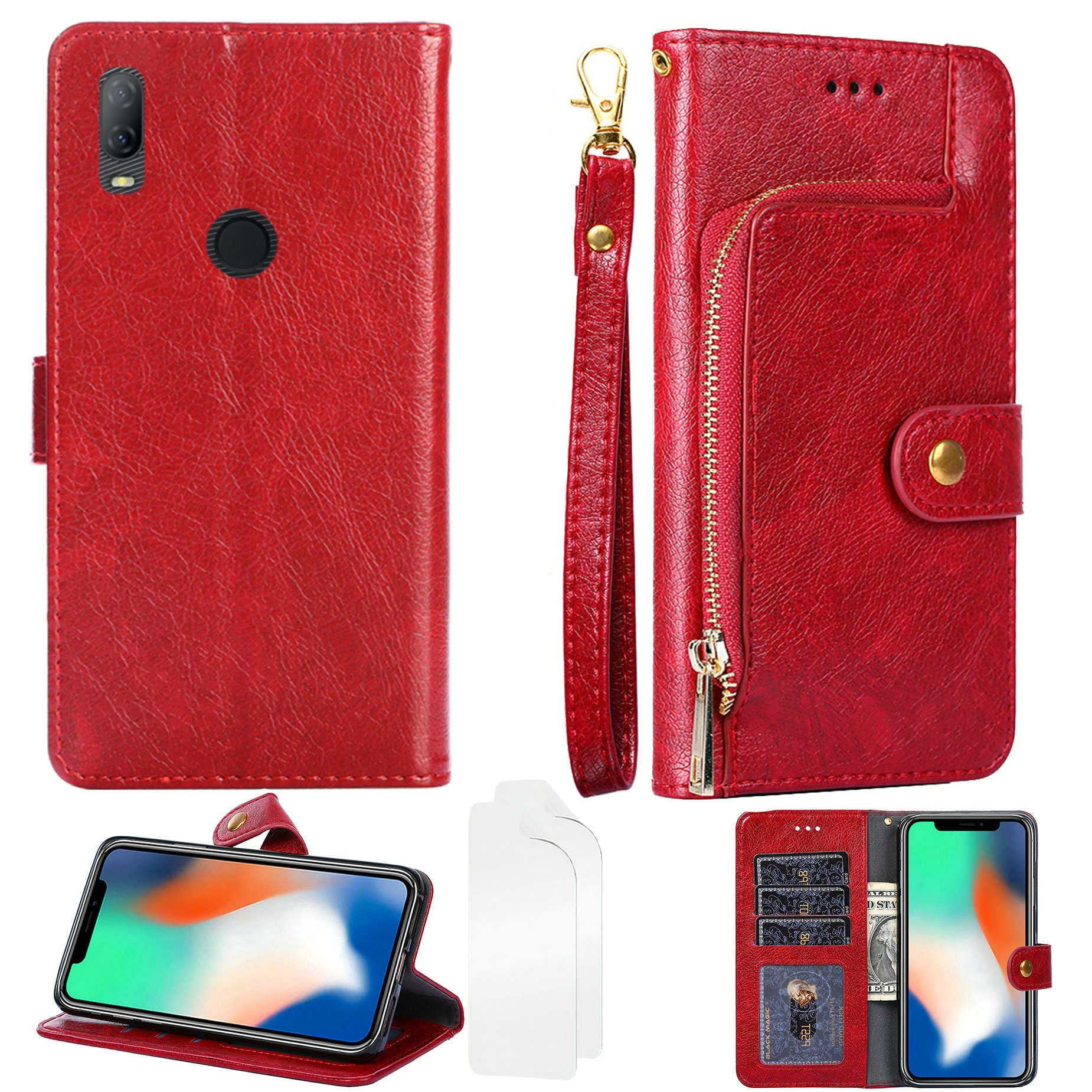 HTDELEC Cover Per Samsung Galaxy A25 5G,Flip Custodia A Libro Magnetica - Foto 10