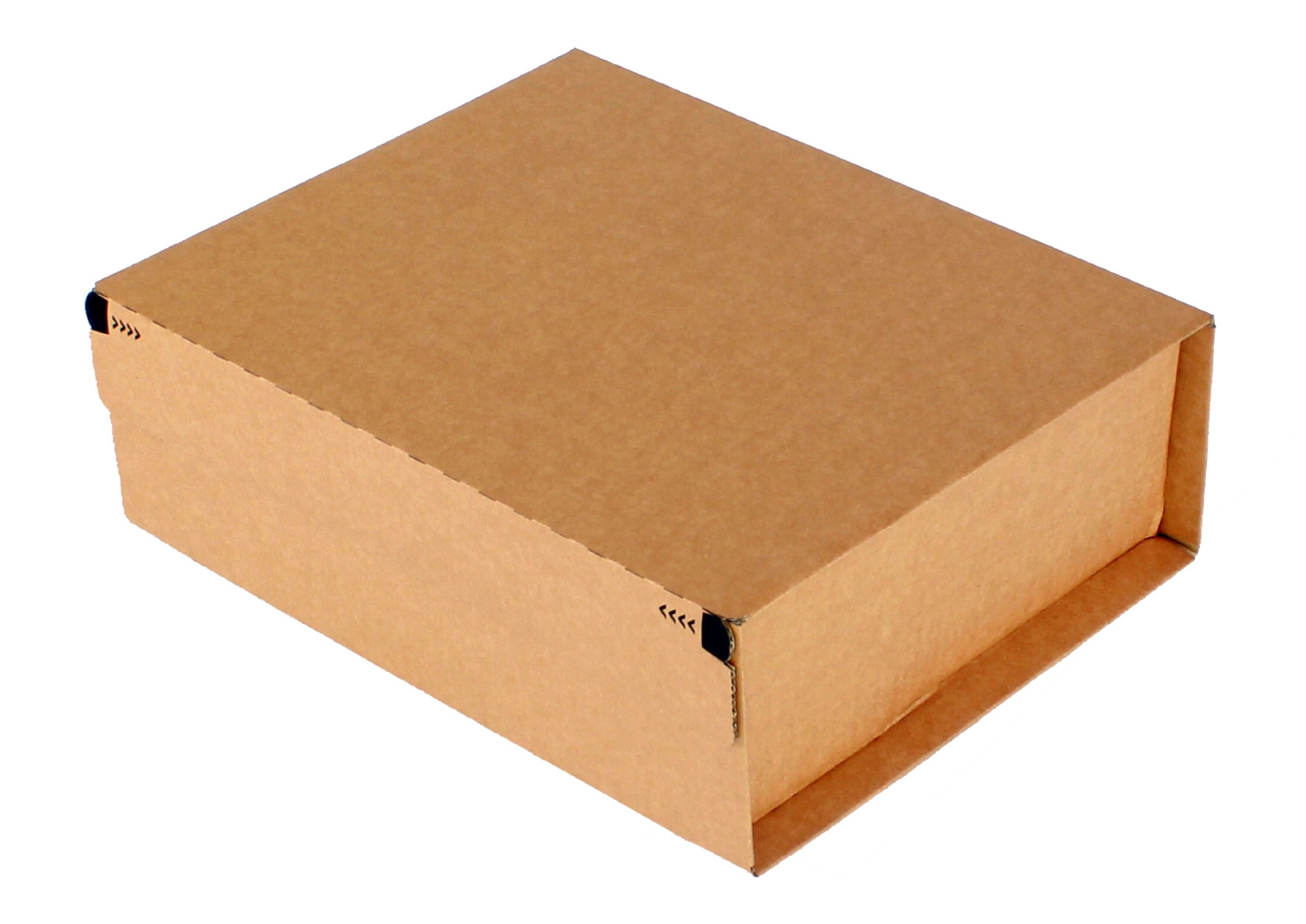 Postbox Secure Premium PP K07.06 aus Wellpappe, DIN A4+, 328 x 290 x 120 mm, 20-er Pack, braun