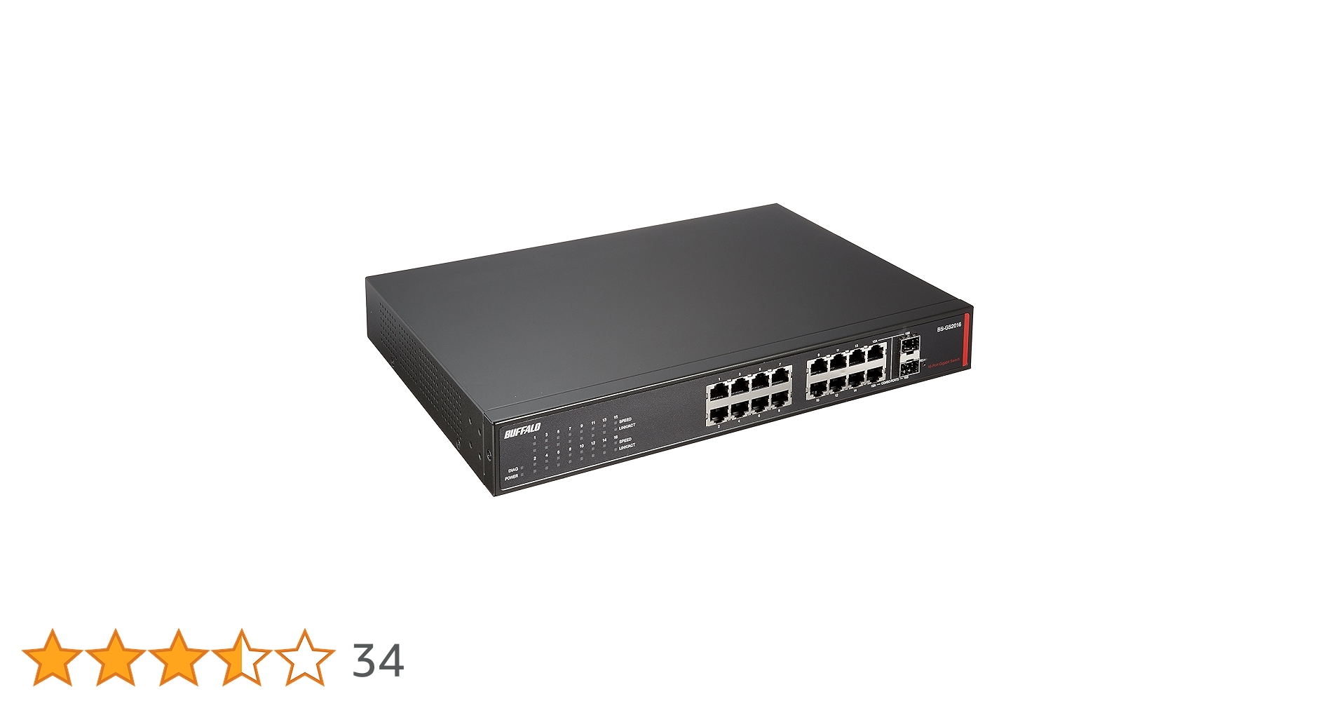 【ねっこ／２個】BUFFALO　BS-GSL2016　レイヤー2スイッチ ねっこ／2個】BUFFALO BS-GSL2016 レイヤー2スイッチ BS-GSL2016