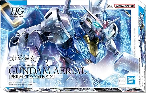 Bandai - Mobile Suit Gundam: The Witch from Mercury - HG 1/144 Gundam Aérea [PERMET Score SIX] Kit Modelo (Importación de Japón)