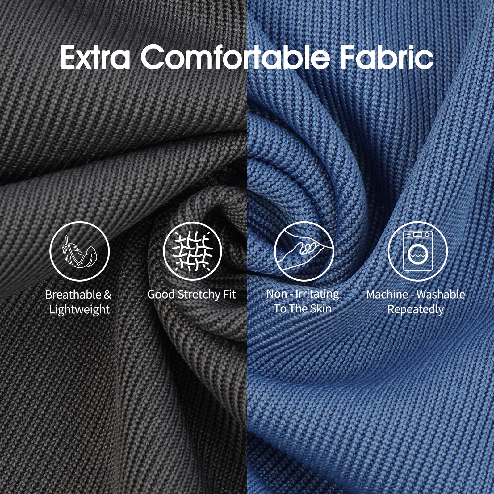 IECOii 2 Pack Dog T-Shirt for Large Dogs,Breathable Tshirts for Hot Weather,Stretchy & Comfortable Pet Summer Clothes Outdoor and Indoor Wearing,Pet Tank Top Set Great Dane Tee Shirts,Grey+Blue,5XL