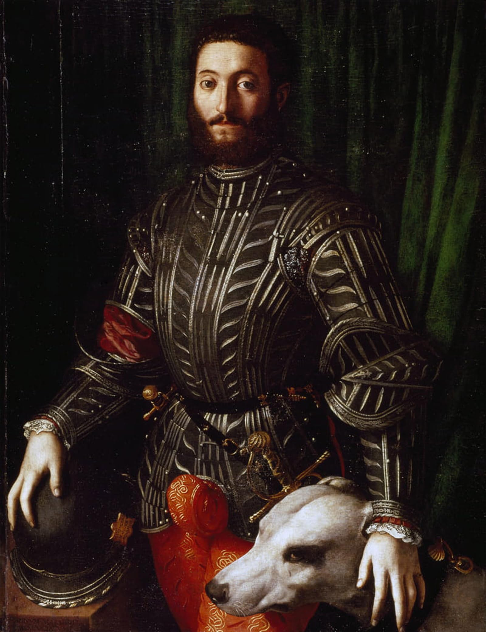 SERENDIPITP Vintage Wall Art Canvas Nordic Poster Canvas Print Picture Portrait of Guidobaldo Ii Della Rovere by Agnolo Di Cosimo Bronzino Wall Art Poster for Home Decor 60x90cm
