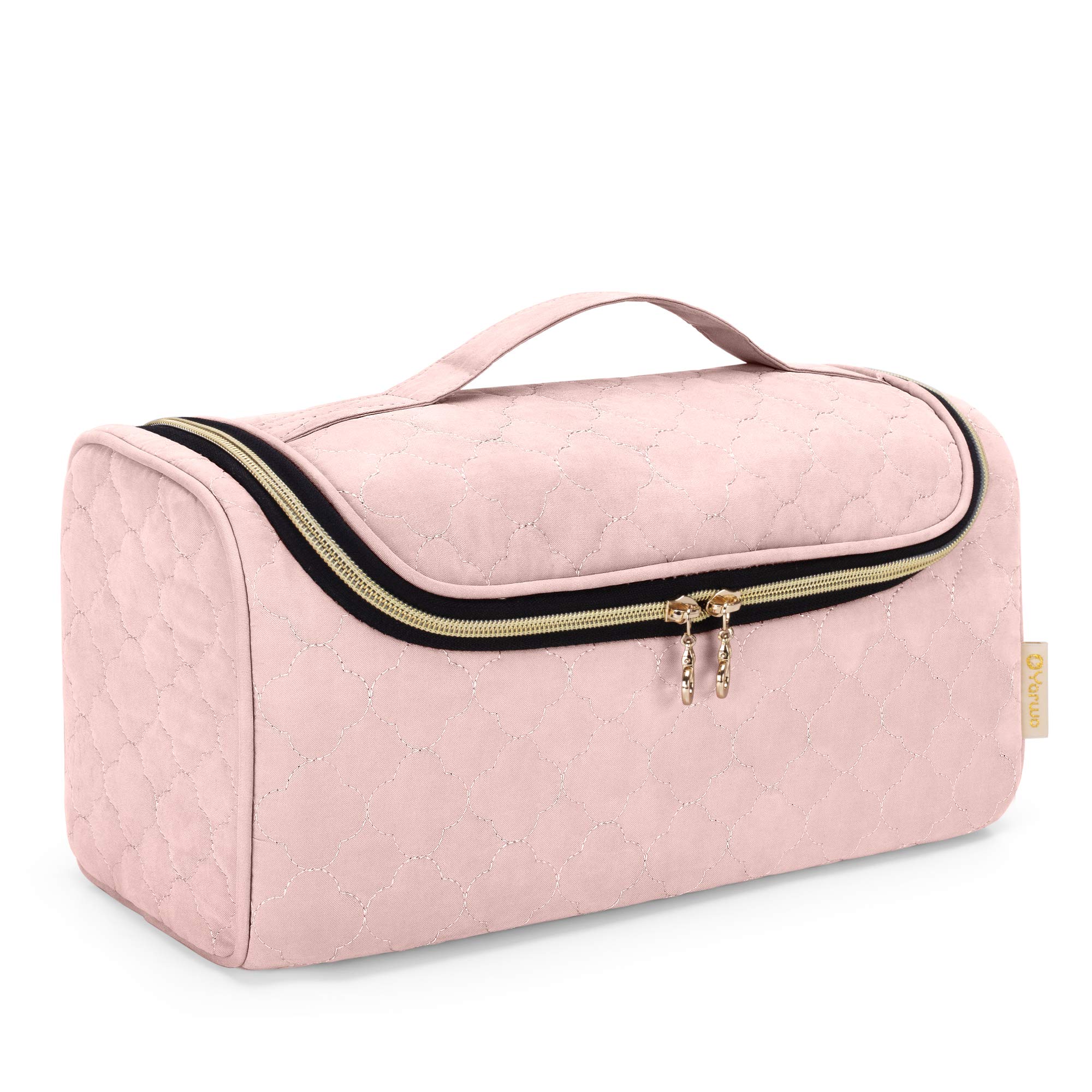 Yarwo Borsa da Viaggio Compatibile con Dyson Airwrap, Organizer Portatile per Airwrap Complete e Accessori, Beige Rosa, in Attesa di Brevetto