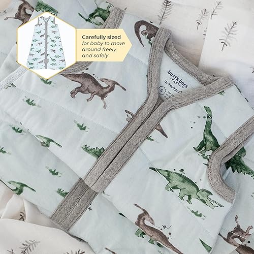 Miniatura 7 de Burt's Bees Baby Beekeeper - Manta ponible unisex para bebé, algodón 100% orgánico, manta de transición envolvente, saco de dormir