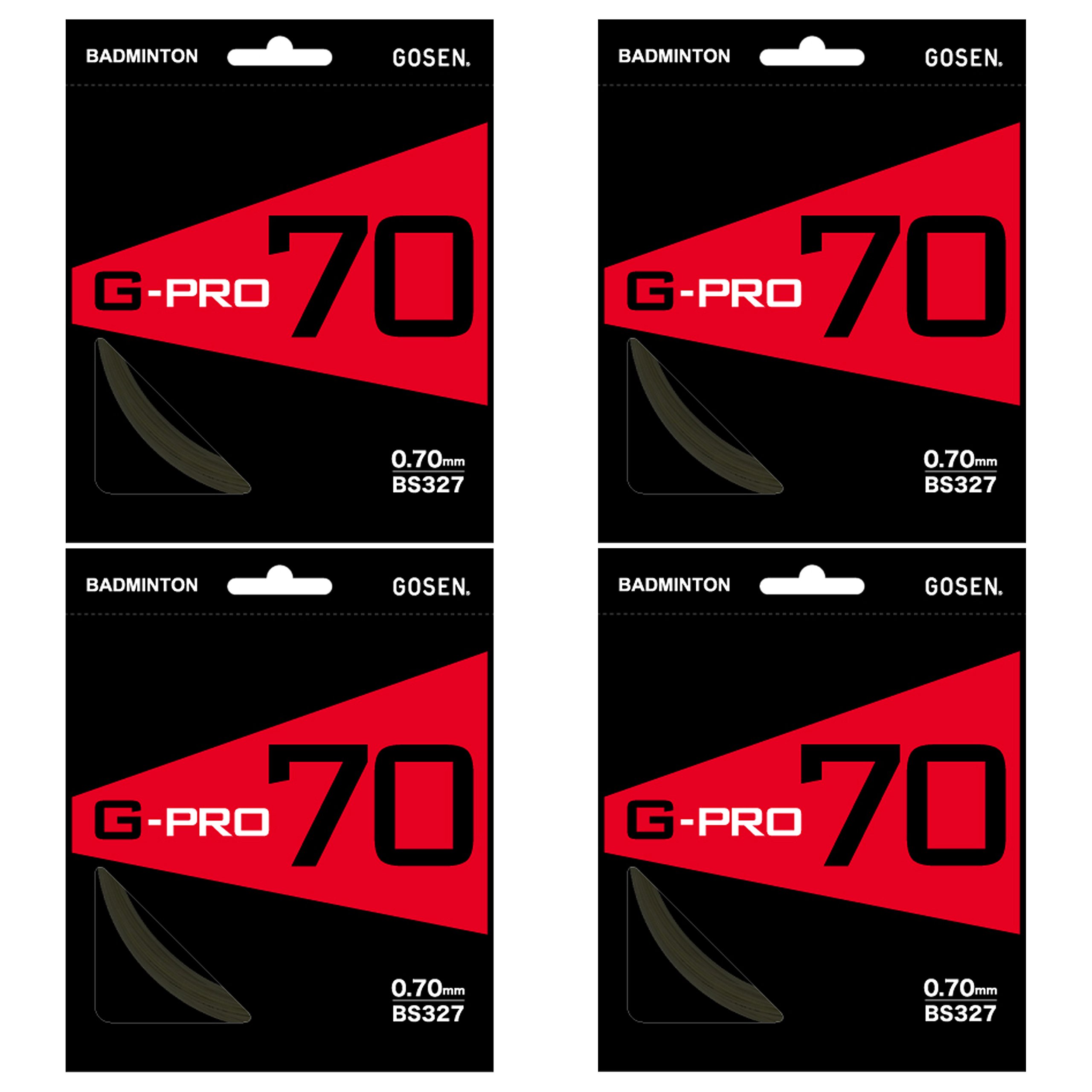 Gosen G-Pro 70 Badminton String Black 0.70mm (Set of 4) - Made in Japan (B079KJDBSW) Amazon Price History, Amazon Price Tracker