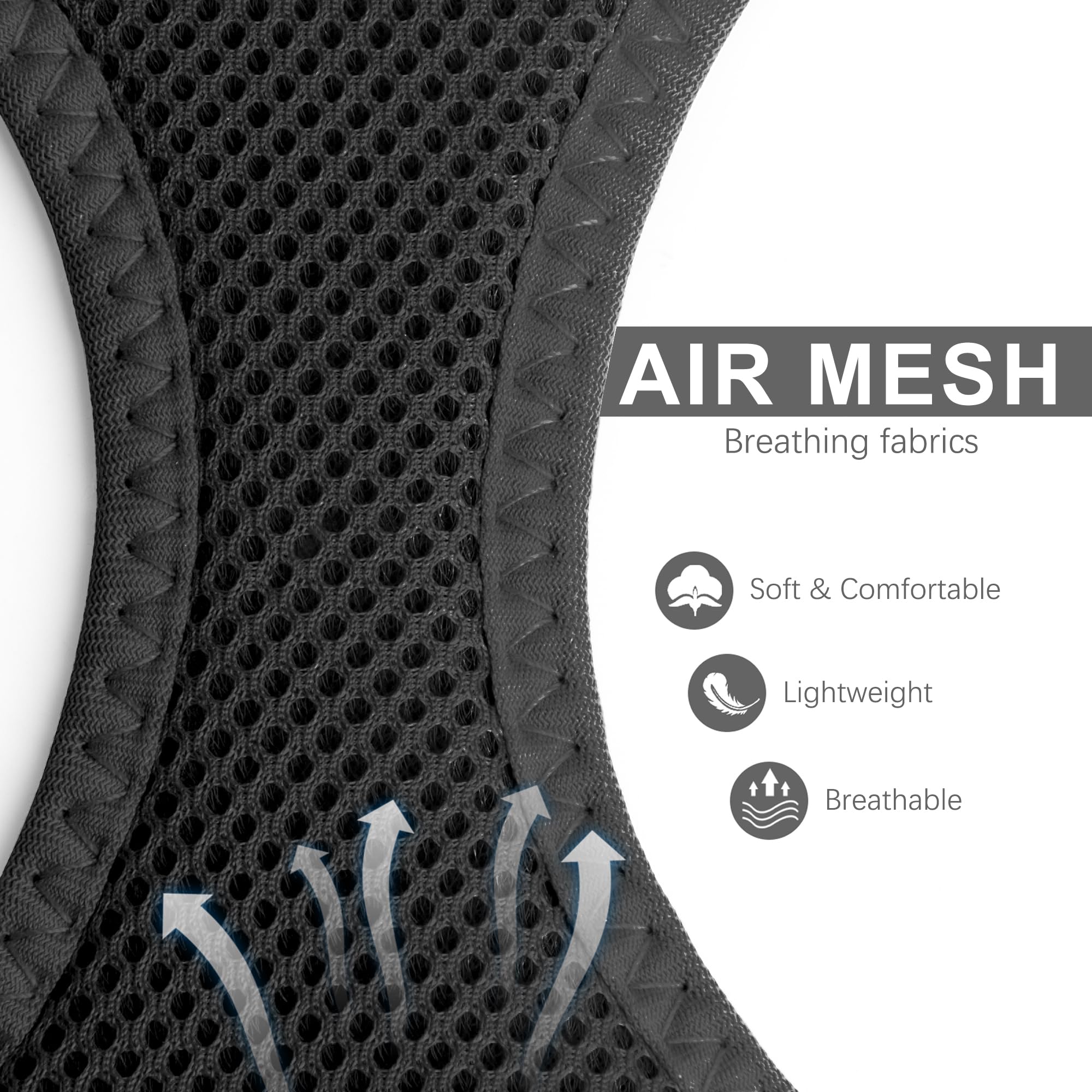 Fida Cat Harness and Leash Set, Breathable Mesh, Easy Step-In Design, Triple Safety Features, Reflective Strips - Image 3