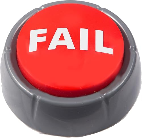 Botón de error épico | Botón de efecto de sonido de trombón triste (pilas incluidas) Regreso a la escuela, Navidad, vacaciones, relleno de