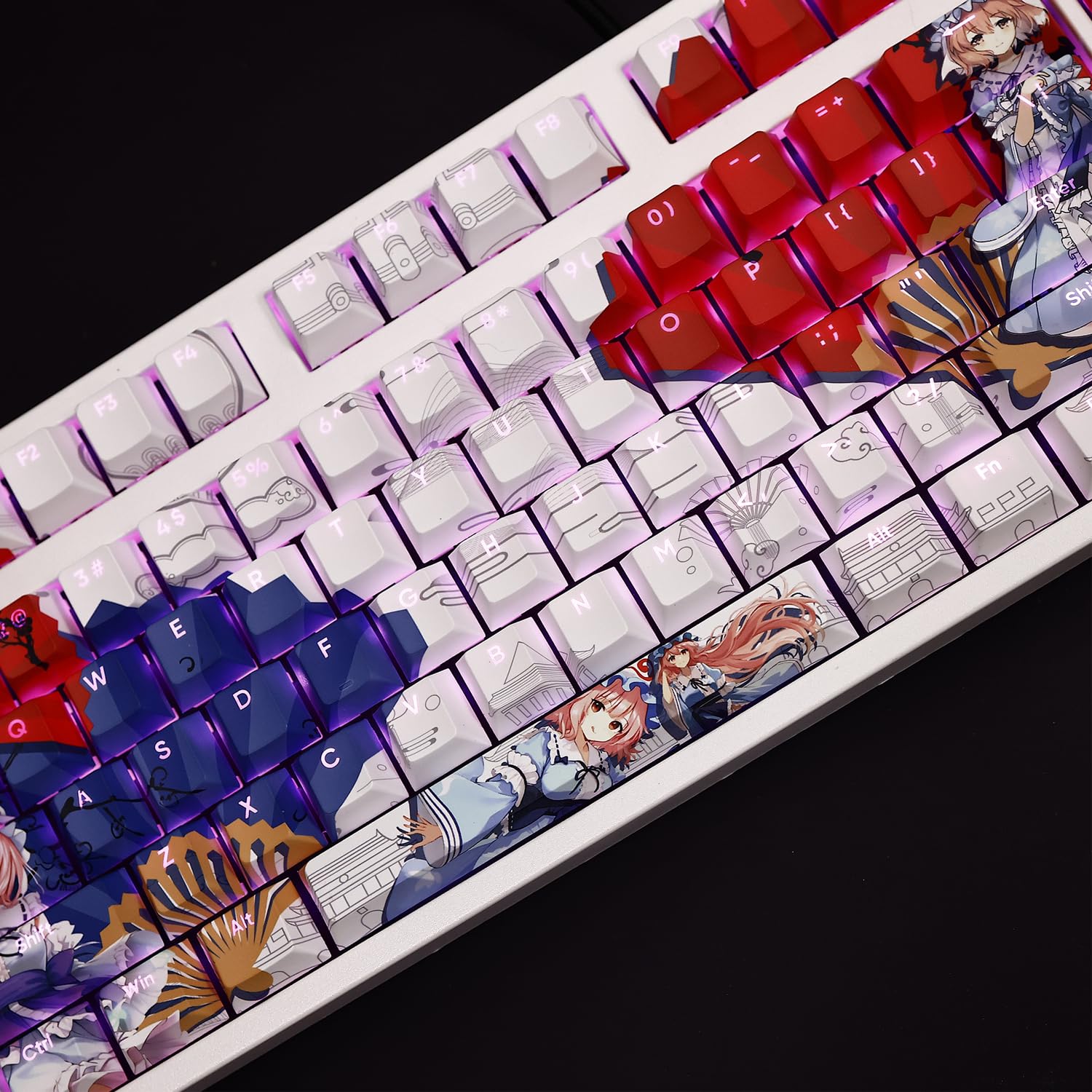 Amazon | 東方 周辺 西行寺幽々子 キーキャップ メカニカルキー